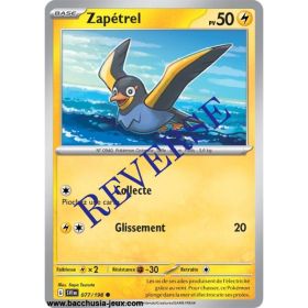 Carte Pokémon EV01 077/198 Zapétrel REVERSE