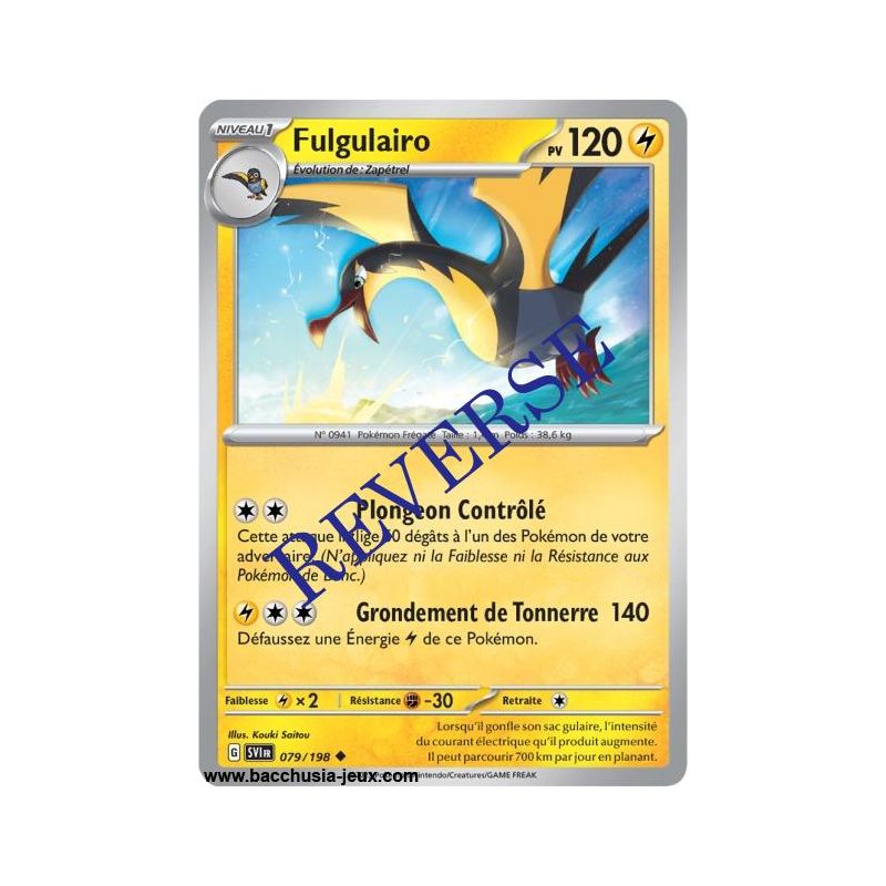 Carte Pokémon EV01 079/198 Fulgulairo REVERSE
