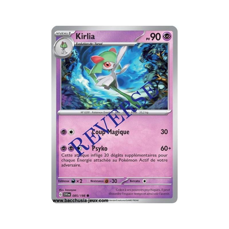Carte Pokémon EV01 085/198 Kirlia REVERSE