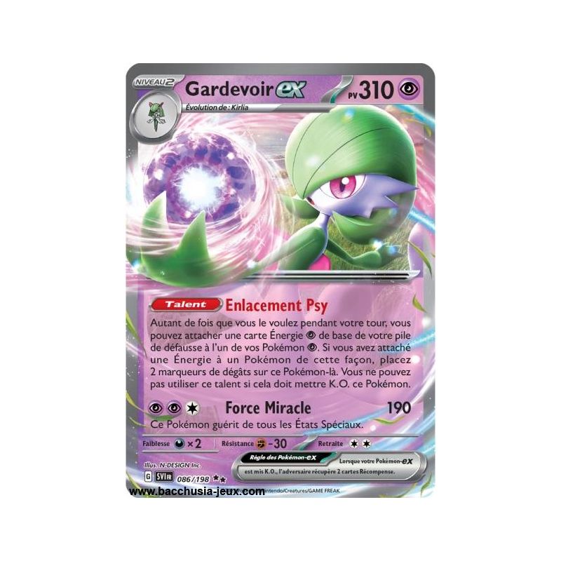 Carte Pokémon EV01 086/198 Gardevoir EX