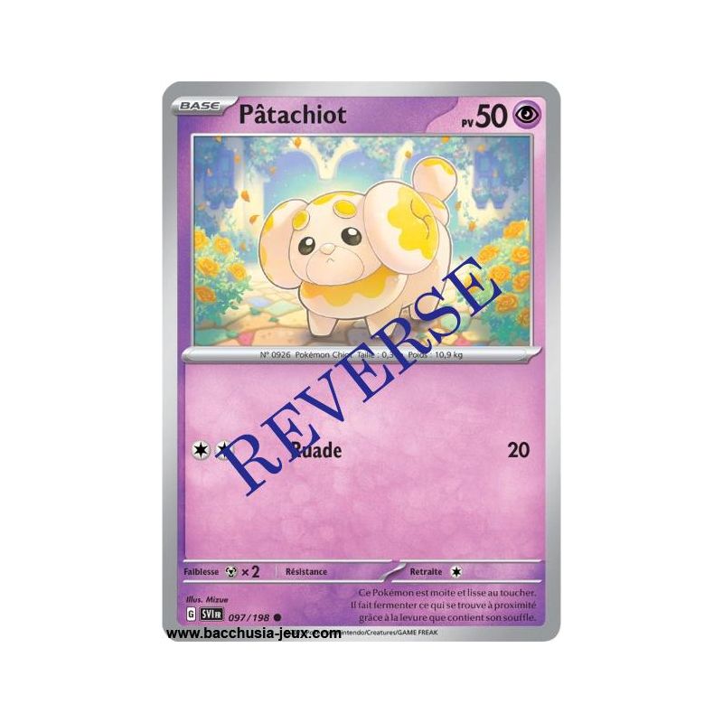 Carte Pokémon EV01 097/198 Pâtachiot REVERSE