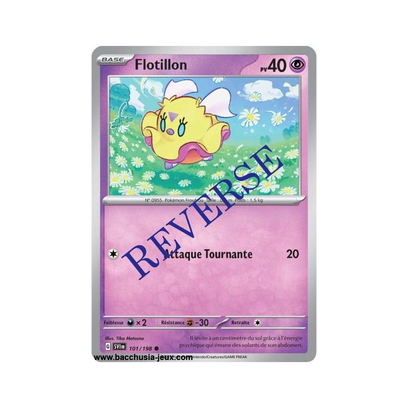 Carte Pokémon EV01 101/198 Flotillon REVERSE