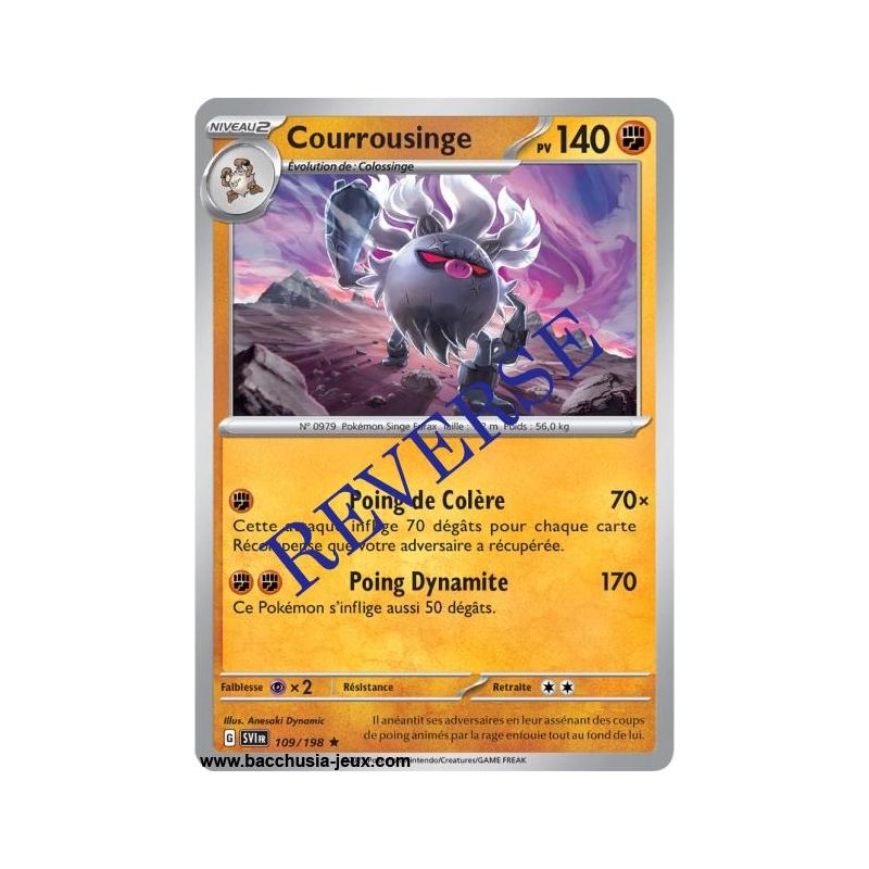 Carte Pokémon EV01 109/198 Courrousinge HOLO REVERSE
