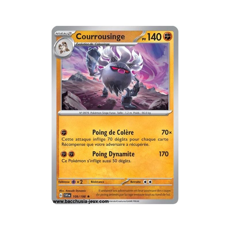 Carte Pokémon EV01 109/198 Courrousinge HOLO