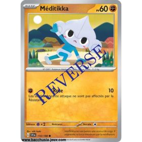 Carte Pokémon EV01 110/198 Méditikka REVERSE