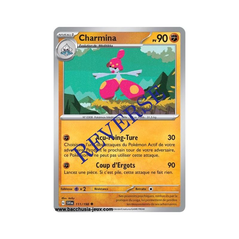 Carte Pokémon EV01 111/198 Charmina REVERSE