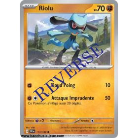 Carte Pokémon EV01 113/198 Riolu REVERSE