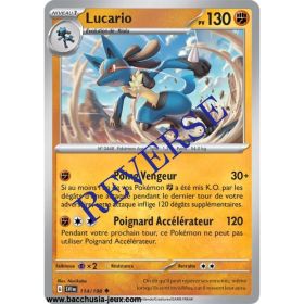 Carte Pokémon EV01 114/198 Lucario REVERSE