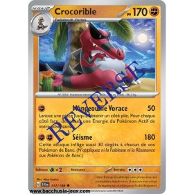 Carte Pokémon EV01 117/198 Crocorible REVERSE