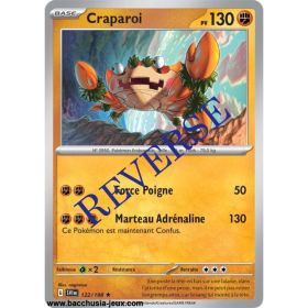 Carte Pokémon EV01 122/198 Craparoi HOLO REVERSE