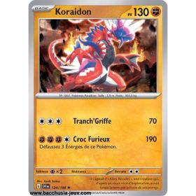Carte Pokémon EV01 124/198 Koraidon HOLO