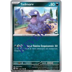 Carte Pokémon EV01 126/198 Tadmorv REVERSE
