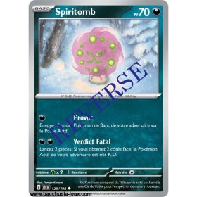 Carte Pokémon EV01 129/198 Spiritomb REVERSE