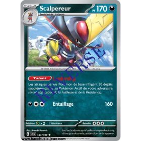 Carte Pokémon EV01 134/198 Scalpereur HOLO REVERSE