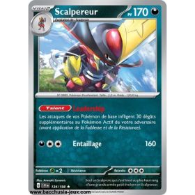 Carte Pokémon EV01 134/198 Scalpereur HOLO
