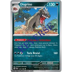 Carte Pokémon EV01 137/198 Dogrino REVERSE
