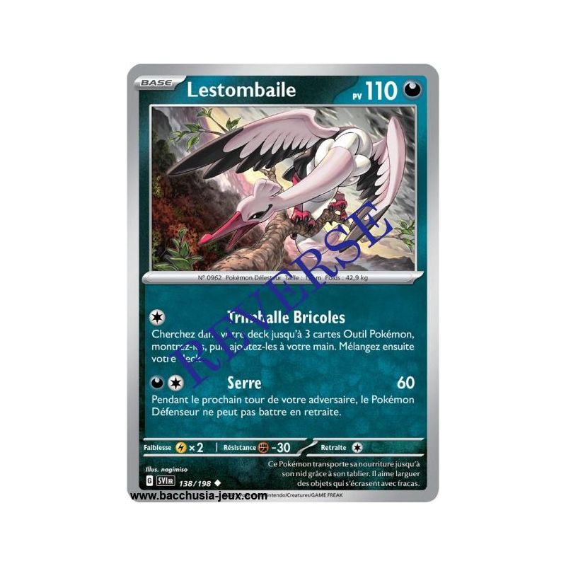 Carte Pokémon EV01 138/198 Lestombaile REVERSE