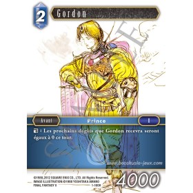 Carte FF01 Gordon 1-160H