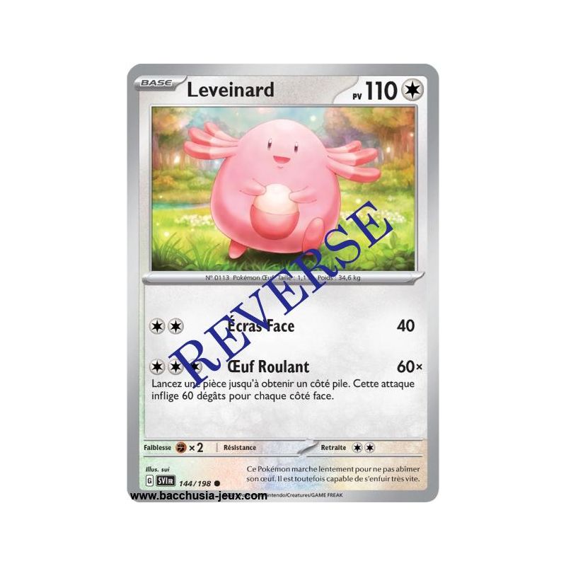 Carte Pokémon EV01 144/198 Leveinard REVERSE