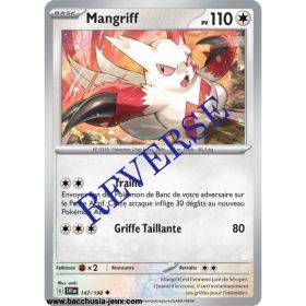 Carte Pokémon EV01 147/198 Mangriff REVERSE