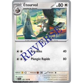 Carte Pokémon EV01 149/198 Étourvol REVERSE