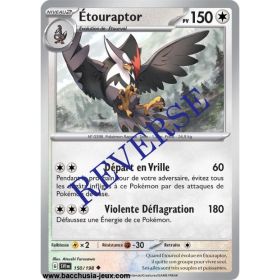 Carte Pokémon EV01 150/198 Étouraptor REVERSE