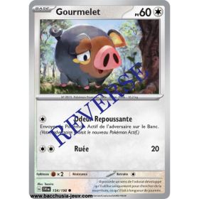 Carte Pokémon EV01 154/198 Gourmelet REVERSE