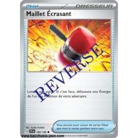 Carte Pokémon EV01 168/198 Maillet Écrasant REVERSE
