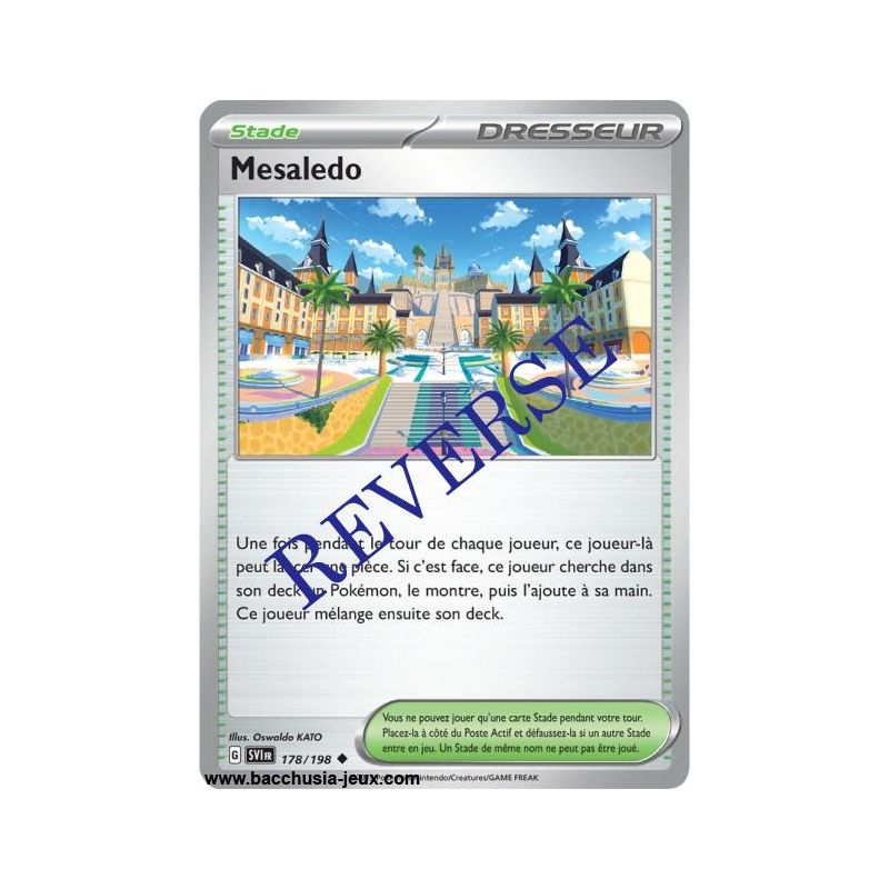 Carte Pokémon EV01 178/198 Mesaledo REVERSE
