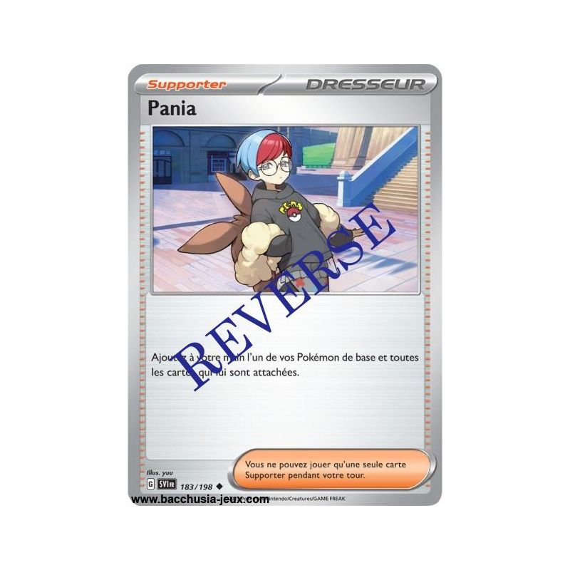 Carte Pokémon EV01 183/198 Pania REVERSEE