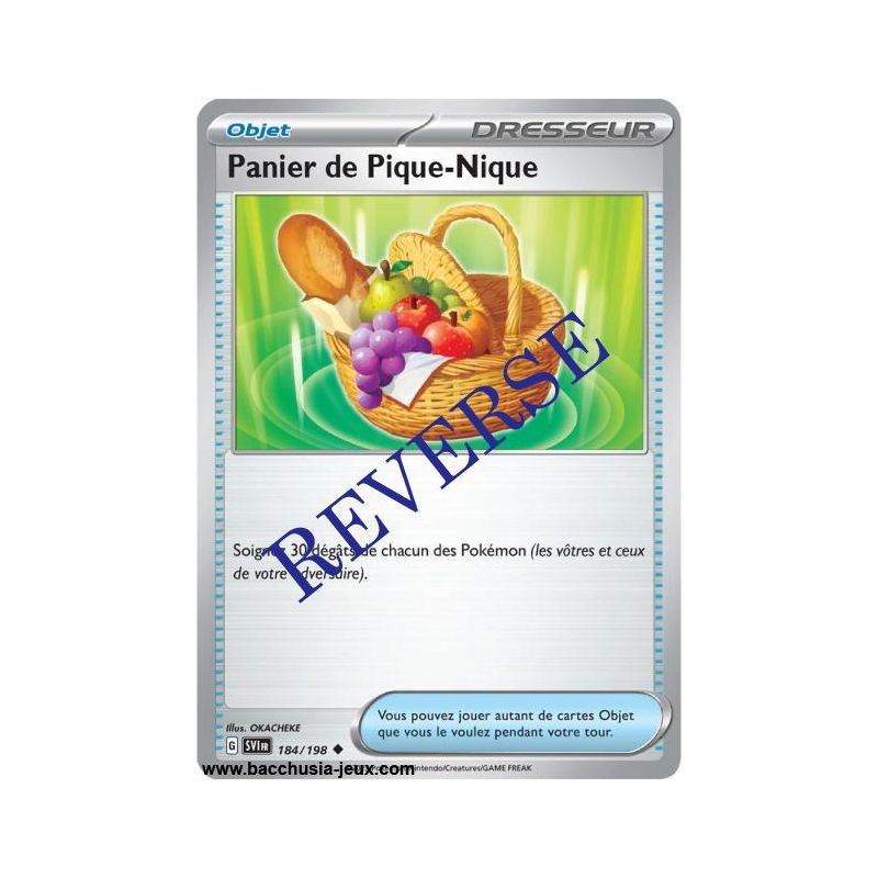 Carte Pokémon EV01 184/198 Panier de Pique-Nique REVERSE
