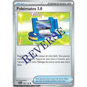 Carte Pokémon EV01 186/198 Pokématos 3.0 REVERSE