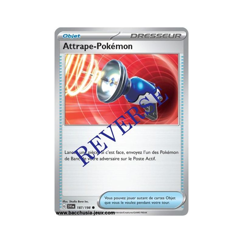 Carte Pokémon EV01 187/198 Attrape-Pokémon REVERSE
