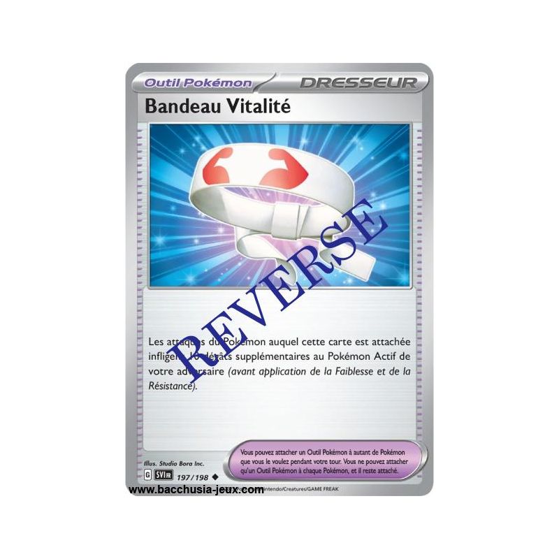 Carte Pokémon EV01 197/198 Bandeau Vitalité REVERSE