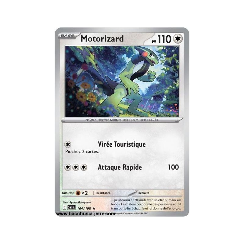 Carte Pokémon EV01 164/198 Motorizard HOLO