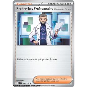 Carte Pokémon EV01 190/198 Recherches Professorales (Professeur Turum) HOLO