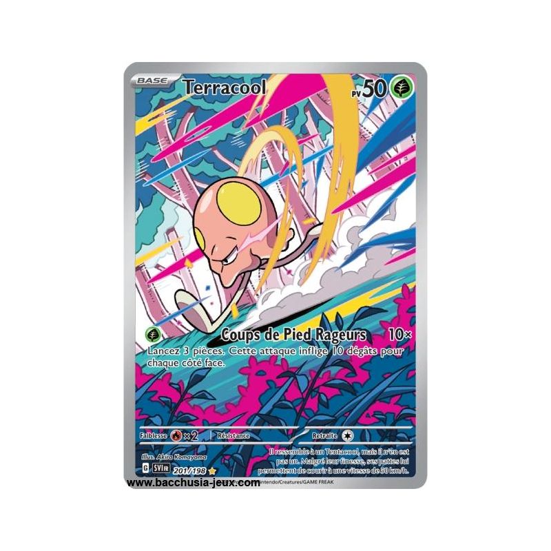 Carte Pokémon EV01 201/198 Terracool SECRETE