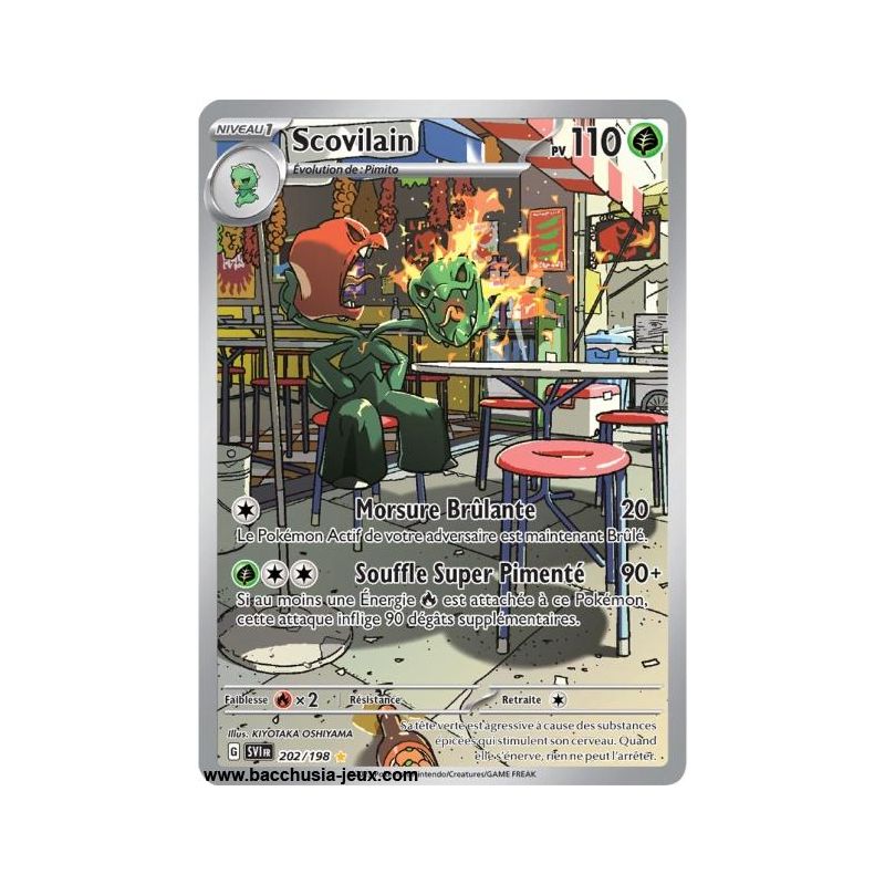 Carte Pokémon EV01 202/198 Scovilain SECRETE
