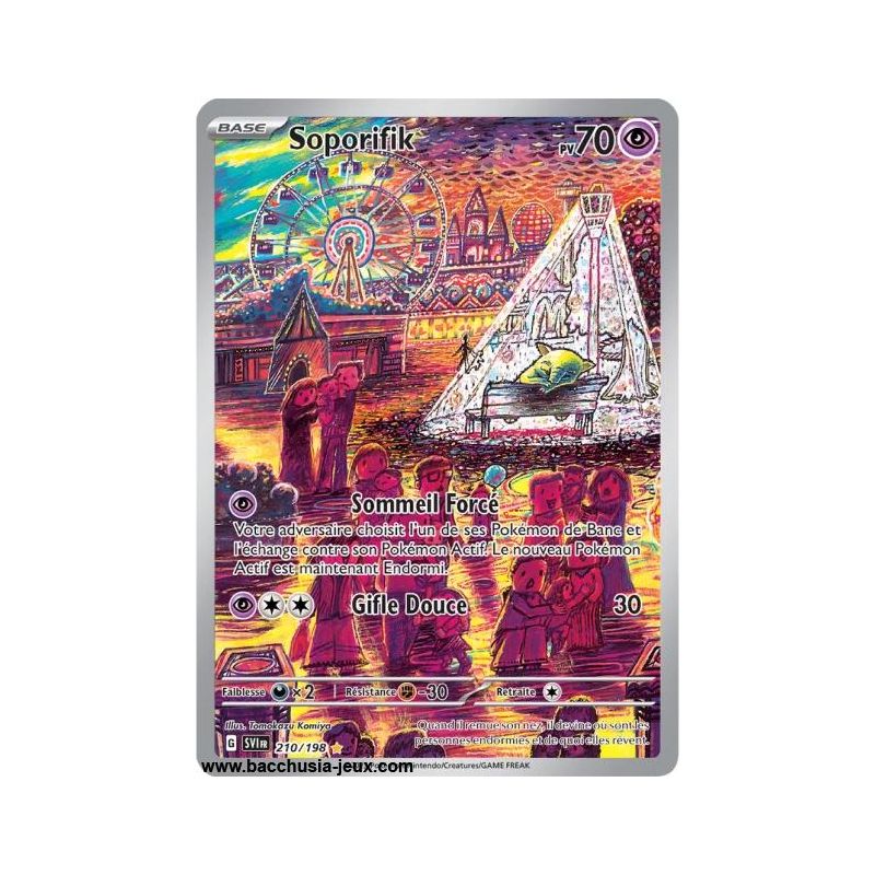 Carte Pokémon EV01 210/198 Soporifik SECRETE