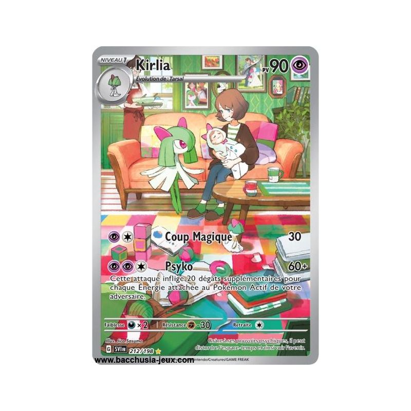 Carte Pokémon EV01 212/198 Kirlia SECRETE