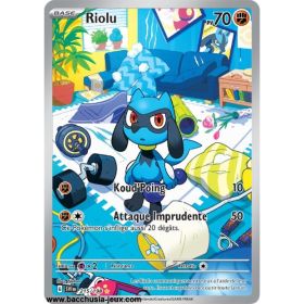 Carte Pokémon EV01 215/198 Riolu SECRETE