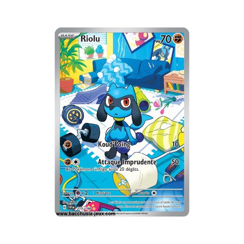 Carte Pokémon EV01 215/198 Riolu SECRETE