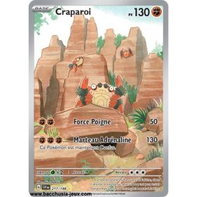 Carte Pokémon EV01 217/198 Craparoi SECRETE