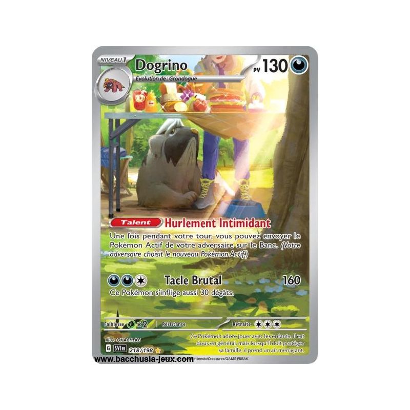 Carte Pokémon EV01 218/198 Dogrino SECRETE