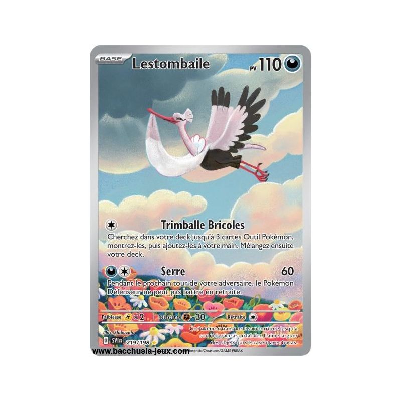 Carte Pokémon EV01 219/198 Lestombaile SECRETE