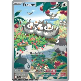 Carte Pokémon EV01 221/198 Étourmi SECRETE