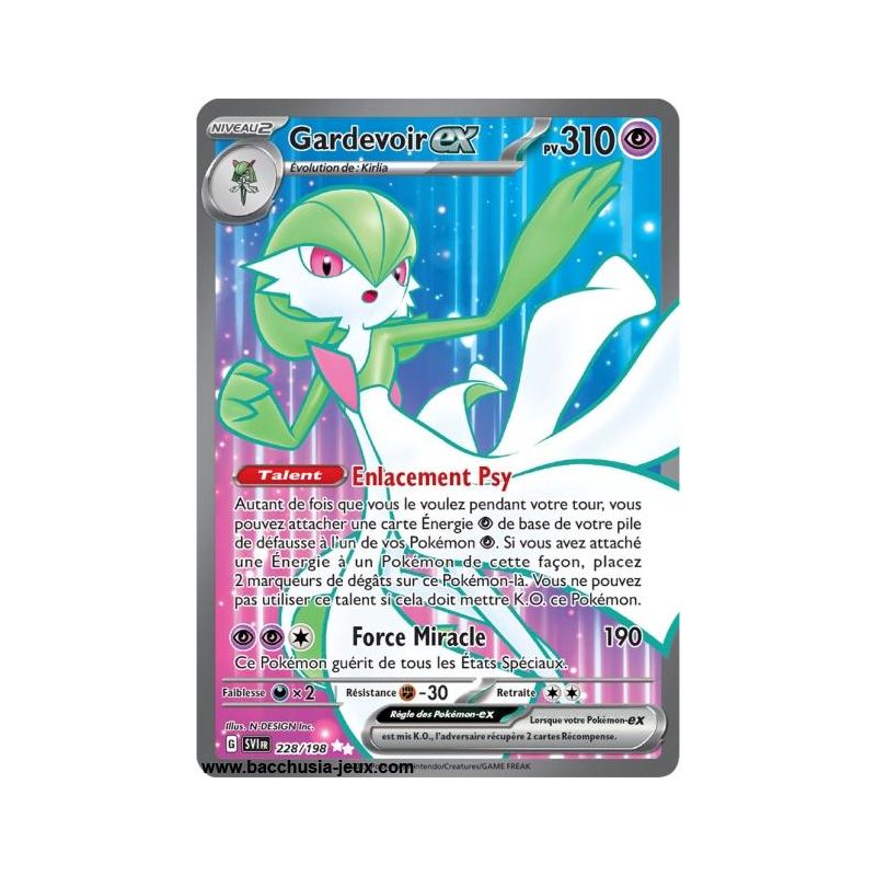 Carte Pokémon EV01 228/198 Gardevoir EX SECRETE