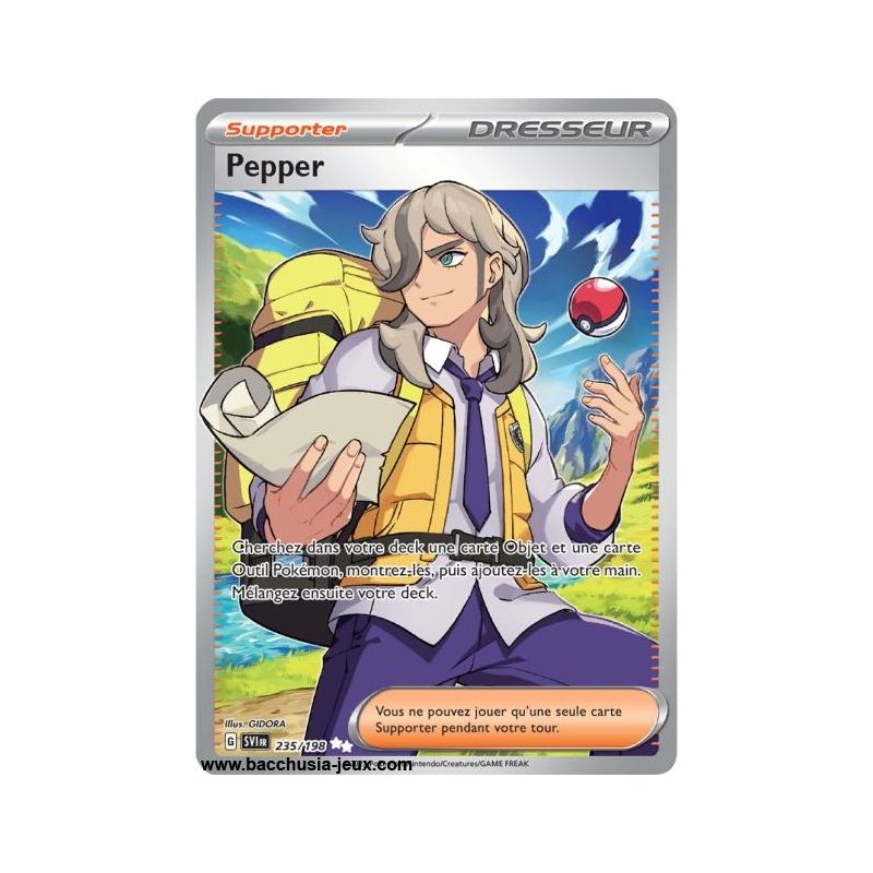 Carte Pokémon EV01 235/198 Pepper SECRETE