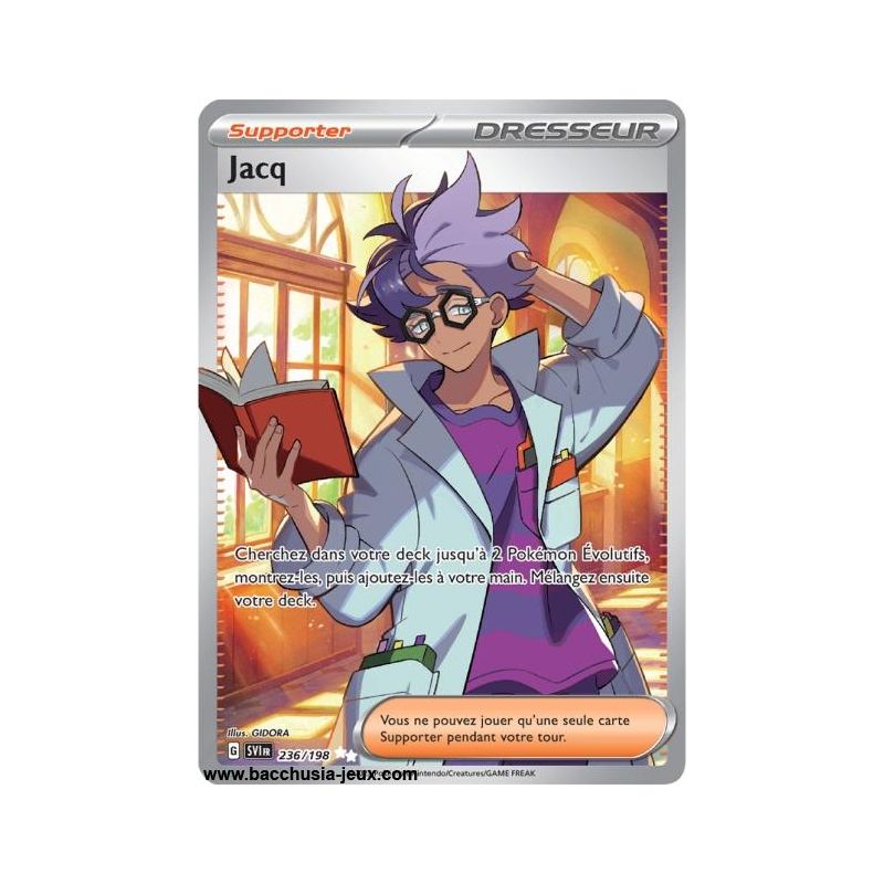 Carte Pokémon EV01 236/198 Jacq SECRETE