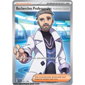 Carte Pokémon EV01 241/198 Recherches Professorales (Professeur Turum) SECRETE